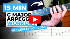 HG31: A must for Beginners: Master the G Major Arpeggio with a 15-Minute Guitar Workout