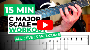 HG33: A Beginner’s Must: Master the C Major Scale With This 15-Minute Guitar Workout